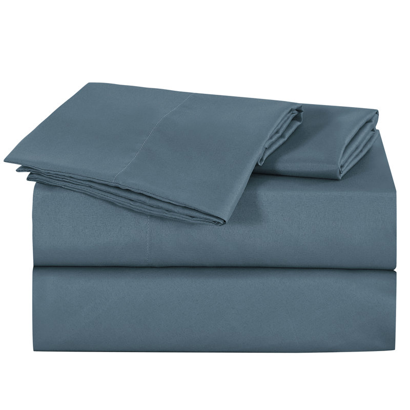Esca 4-6 Piece Cooling Fiber Sheet Set, Blue, King