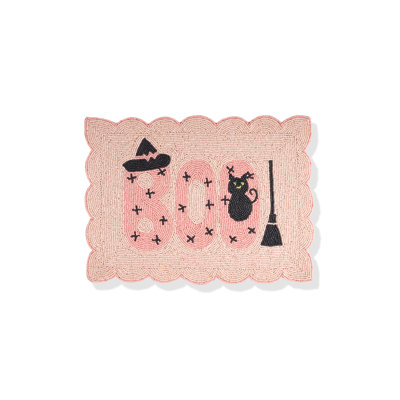 Spellbound BOO Beaded Halloween Placemat