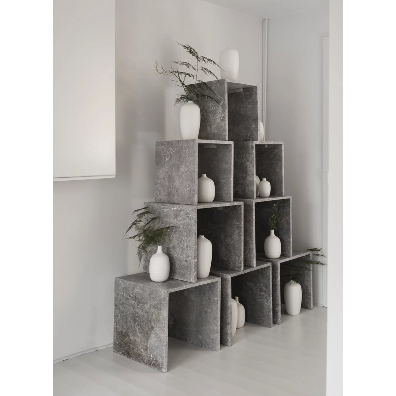 Ceola Ceramic Table Vase, White
