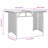Dakota Fields Patio Table With Wooden Top 43.3"X26.8"X27.6" Poly Rattan-420705744
