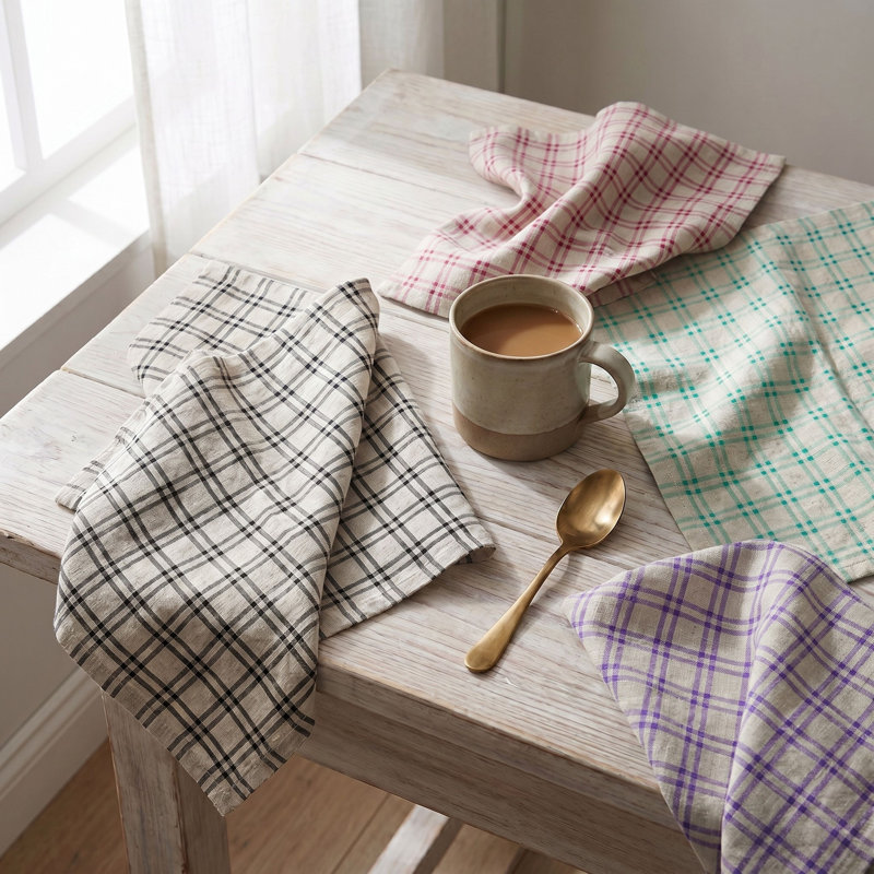 Artisan Grid Cotton Napkin Set