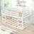 Full Over Full Wood Bunk Bed With Enhanced Safety Features And Ladders-920464584