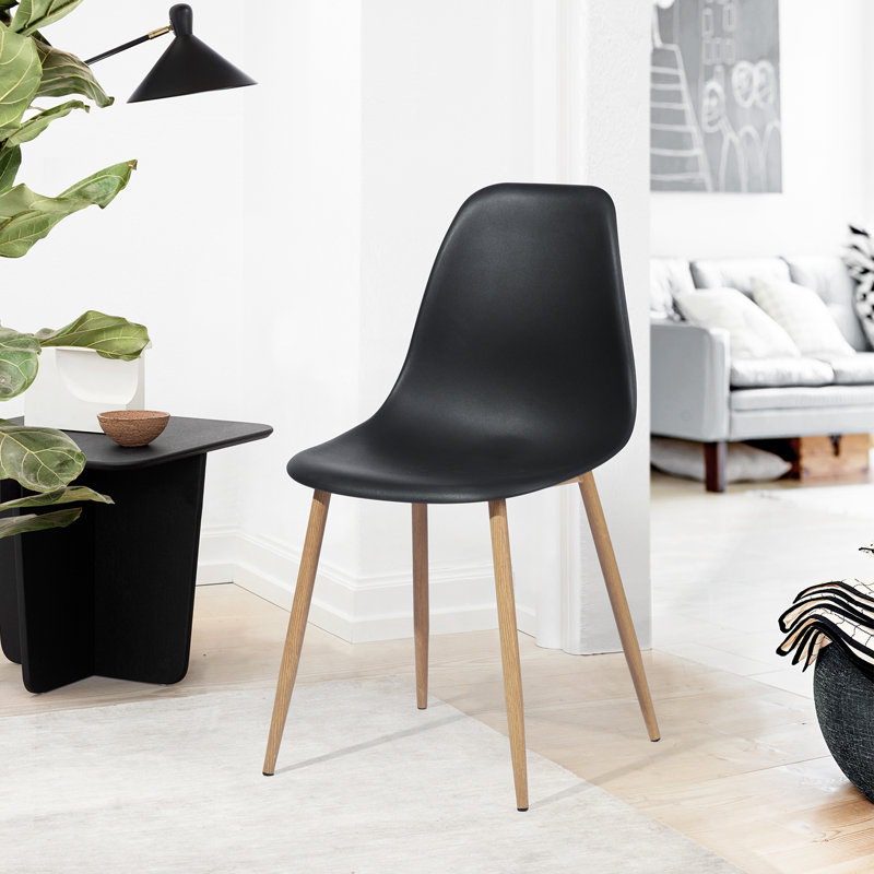 Toothman 45cm H Side Chair, Black