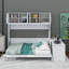 Grand lit escamotable avec bureau et tablettes-1166864104