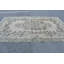 Tapis Oushak rétro fabriqué à la main: tapis turc en laine biologique non teinté idéal pour les grands espaces beige / vert
