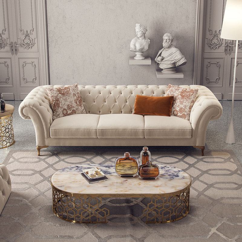 Aginah Velvet Sofa