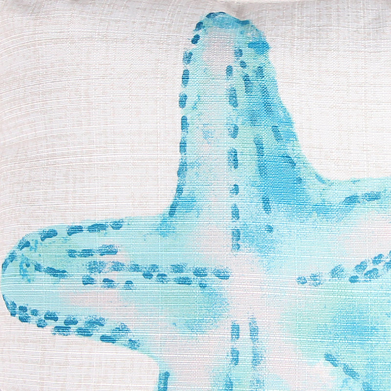 18" x 18" Indoor Throw Pillow, Starfish
