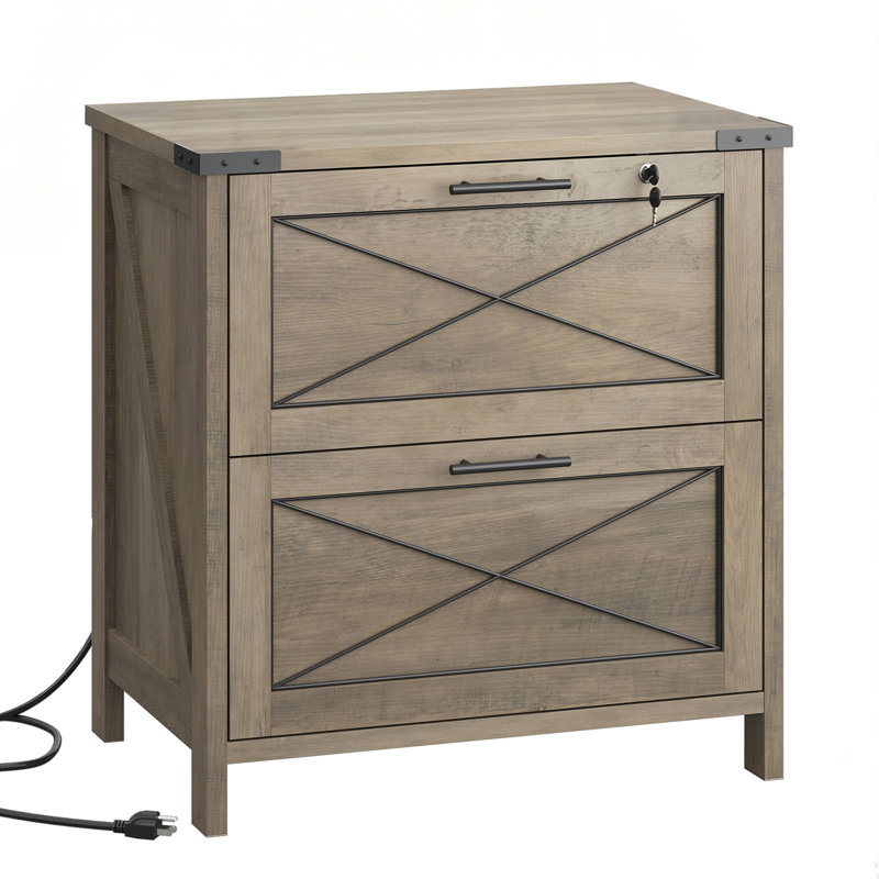 Classeur en bois, classeur, Beige