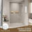 44-48 In. W X 72 In. H Double Sliding Shower Door, Semi-Frameless Bypass Bathroom Sliding Door With 1/4" (6Mm) Tempered Glass For Walk-In Shower-121415761