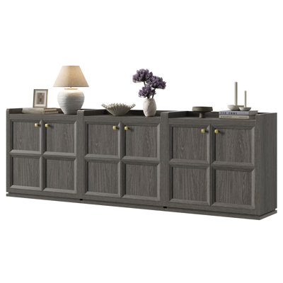 Helio 34'' Sideboard With Adjustable Shelf and Safe Round Corners