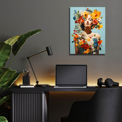 Flower Girl' by Andreas Magnusson Acrylic Glass Wall Art