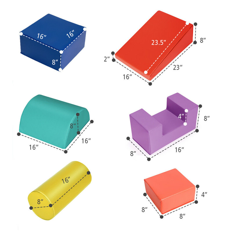 Ensemble de blocs 6 pièces