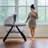 Alzira Rocking Bassinet with Bedding and Stand