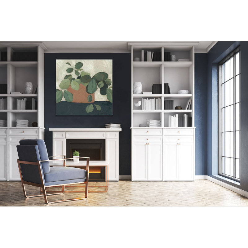 Jade Hoya II - reproduction d'art sur toile, H 40 po x l 40 po x P 1,5 po, Toile tendue