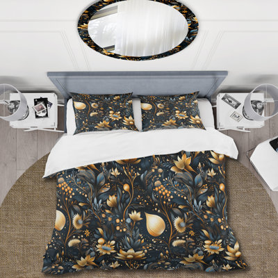 Ensemble de housse de couette bleu Celestial Boho