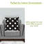 Coussin décoratif à pois en coton-955800803
