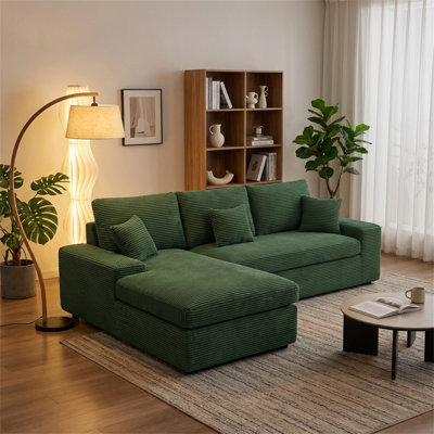 110" Modular Corduroy Couch