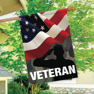 Veteran Military House Flag