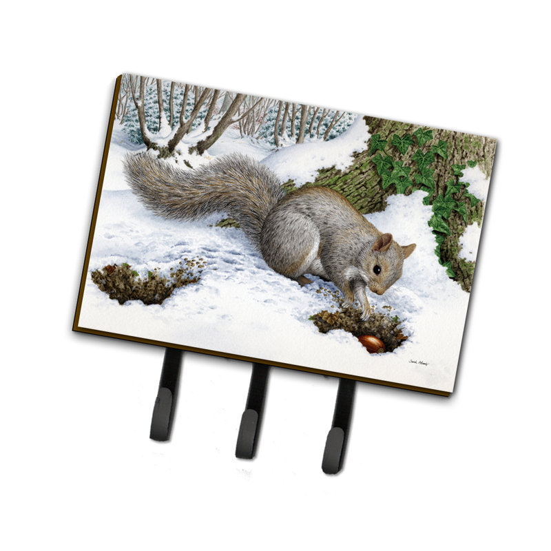 Porte-clés mural avec crochets pour clés Squirrel