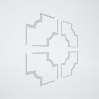 Très grands panneaux de plafond décoratifs en acrylique Bradley l 33 po x H 33 po x T 1/8 po, gris