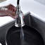 Robinet de cuisine Bridge avec douchette extractible encastrée-116628547