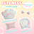 Cute Cat Ear Gaming Chair with Paw Print Lumbar Support and Cushion, Ergonomic Computer Desk Chair with Footrest, Reclining PC Game Chair, 300lbs-1721917878