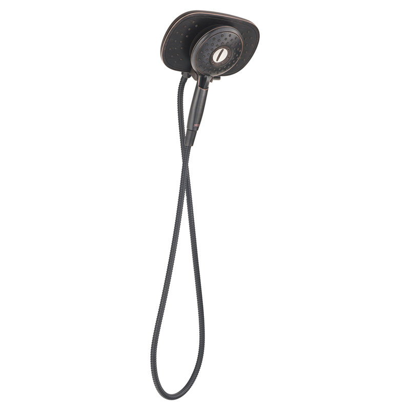 American Standard Spectra Plus Duo 4-Function 2-in-1 Shower Head, Legacy Bronze, 1.8 GPM