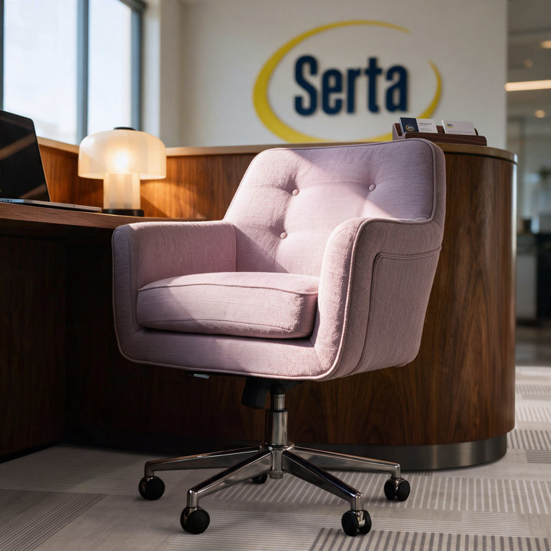 Chaise de bureau Serta Ashland, Lilas