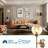 16" Glass Globe Wall Sconce, Mid Century Vintage Wall Light, Modern Wall Lamp with Amber Glass Shade, UL Listed, T45 Bulb Included-299814664