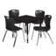 Ensemble de table de salle à manger et de chaises Kee Square-73412839-73412836