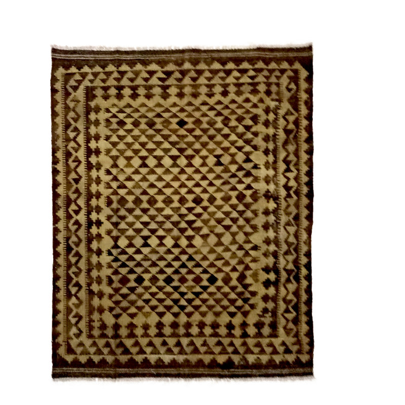 Ratliff Geometric Hand Woven 150cm X 190cm Area Rug