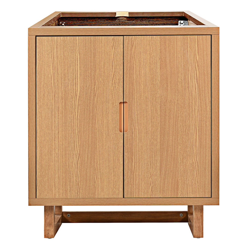 Base de meuble-lavabo simple 18,1 po seulement, Bois