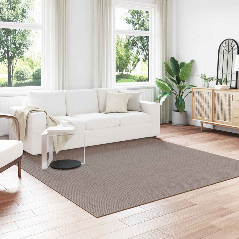 Modern Indoor Rug, Square 240 cm, Taupe