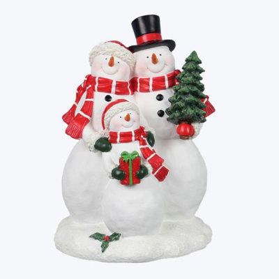 Resin Snowman Family Figurine-2 Pcs
