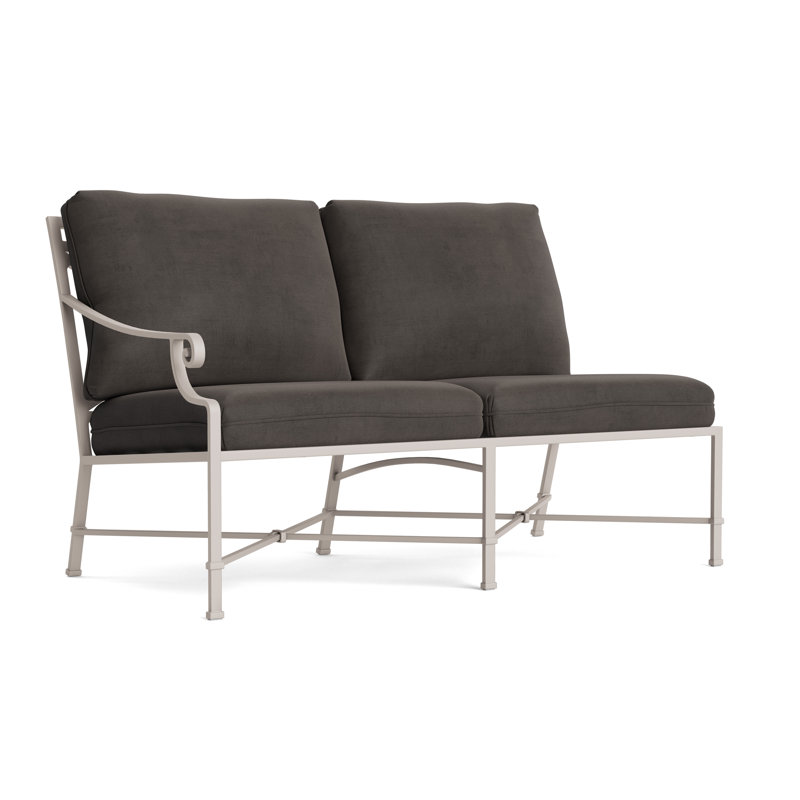 Venetian Outdoor 2 - Seat Loveseat, Dove, Fusion Charcoal