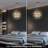 8-Light Gold Crystal Dandelion Firework Chandelier with Plug-In Cord & Switch, Dimmable, Sputnik Pendant Light Fixture for Kitchen Island, Bedroom, Living Room, Dining & Entryway-1134471660