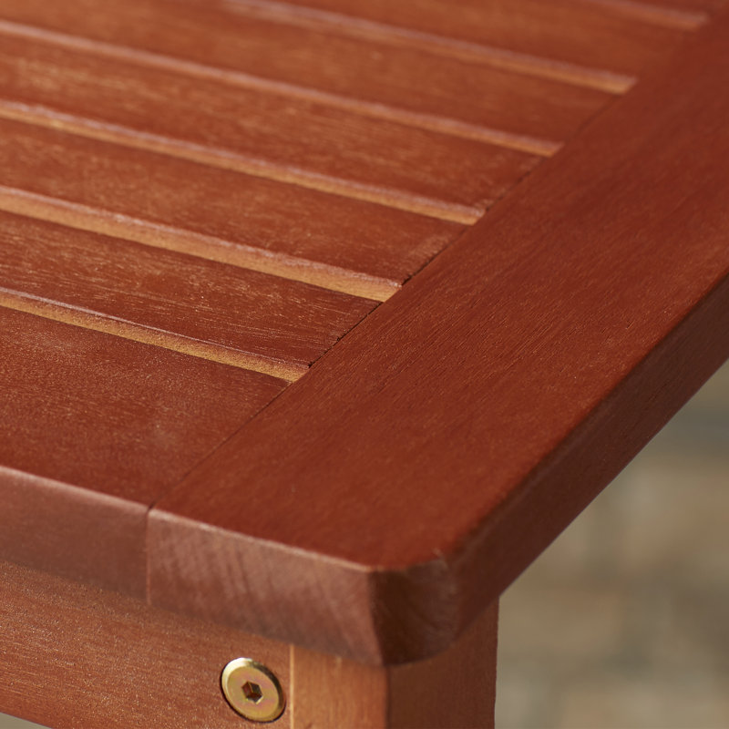 Treyton Eucalyptus Outdoor 32'' Bar Stool