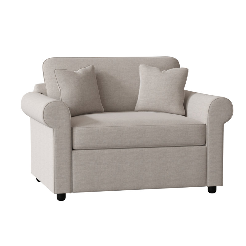 Fauteuil convertible de 54 po de largeur Warrington, Argent coulé Sunbrella®