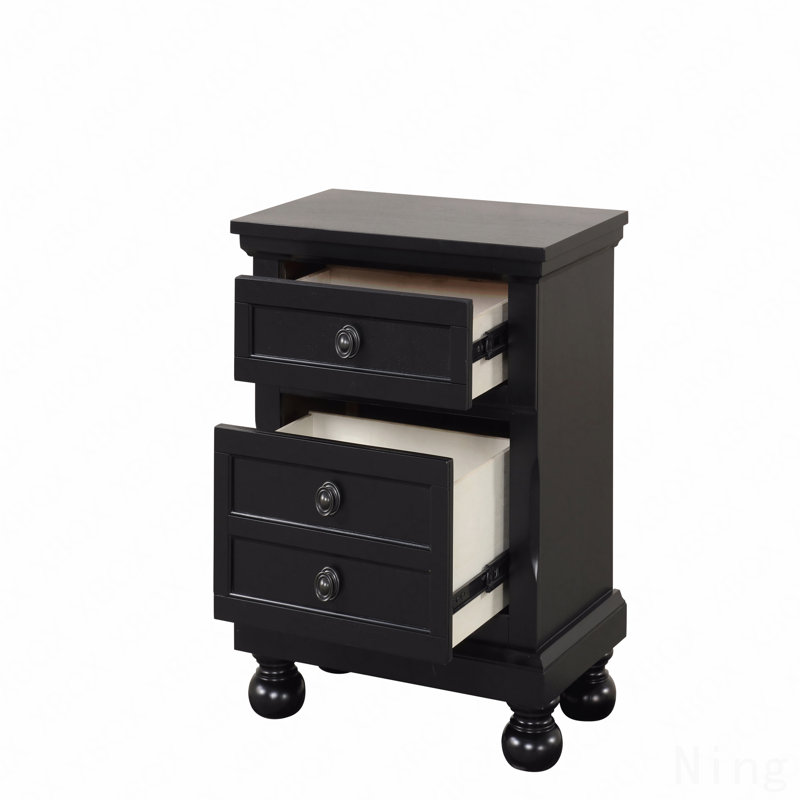 Table de chevet, Noir