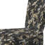 Deep Black Silver Elegance I - Upholstered Modern Accent Side Chair
