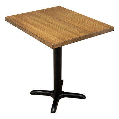 Nelly 2 Person 24'' W x 30'' L Solid Wood Dining Table