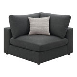Upholstered Corner Charcoal