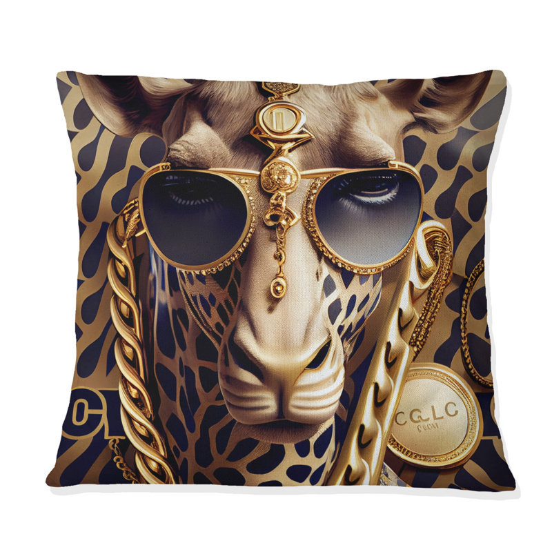 Coussin Celebrity Fashion Giraffe I - Fashion