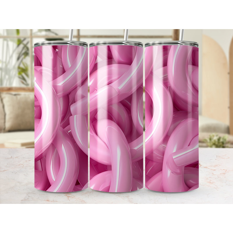 Choose Handmade Tumblers 591ml Vacuum Insulated Stainless Steel (18/8) Travel Tumbler with Straw