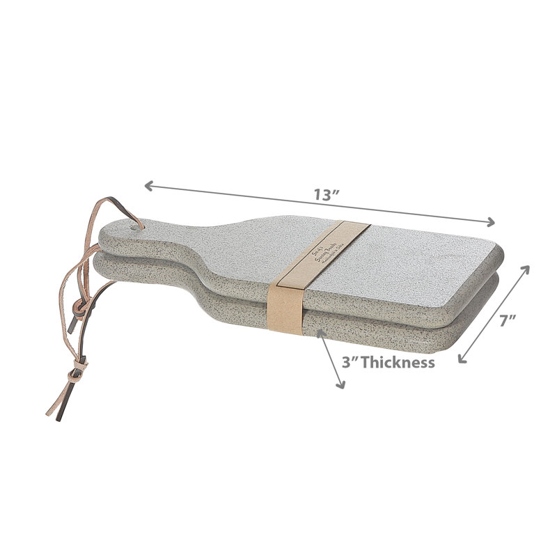 2PC Terrazzo Marble Cheese Board Stone 11X15