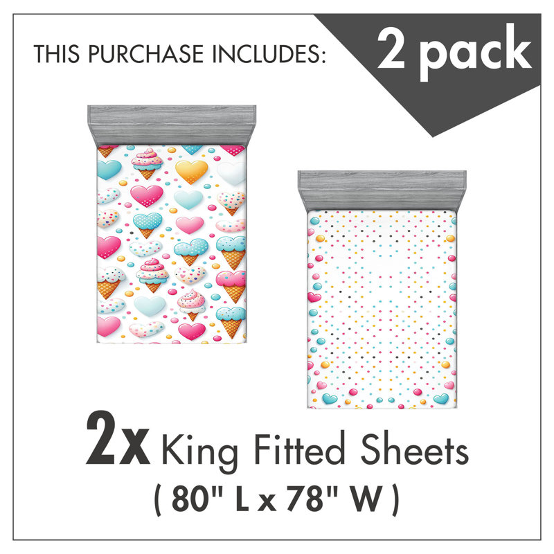 Microfiber Fitted Sheet, King Fitted Sheet
