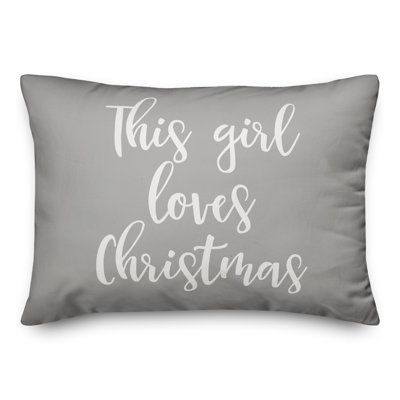  Coussin «This Girl Loves Christmas»