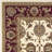 Rectangle: 9'10" x 13'2" - Cambridge Ivory / Red Kashan Rug