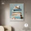 Décoration murale bord de mer «Scholear Crab I» par Art Remedy, cadre noir, 16 x 20-2134352743-2134352745
