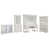 4 pièces: bureau, classeur, rangement, bibliothè